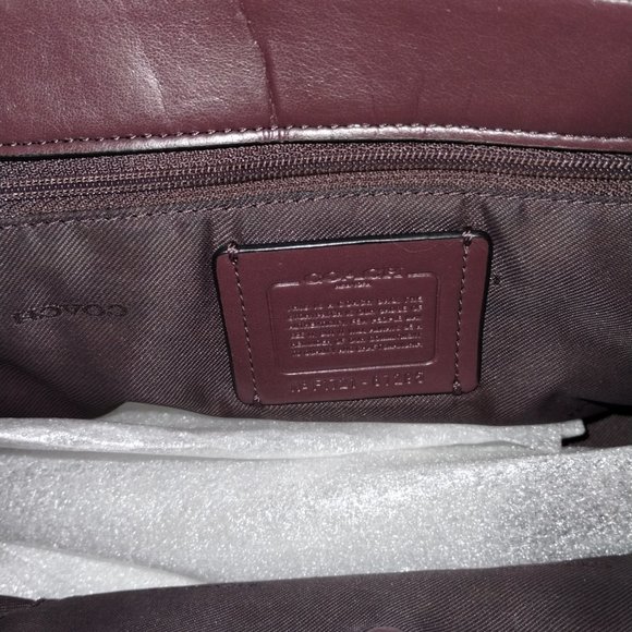 Leather Coach bag - Picture 3 of 7